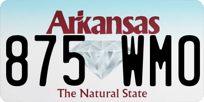 AR license plate 875WMO
