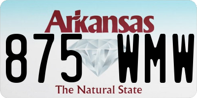 AR license plate 875WMW
