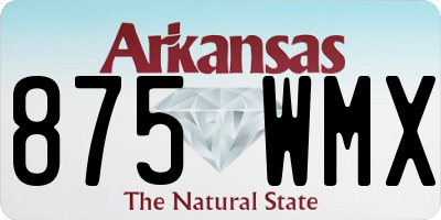AR license plate 875WMX