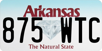 AR license plate 875WTC