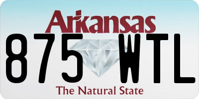 AR license plate 875WTL