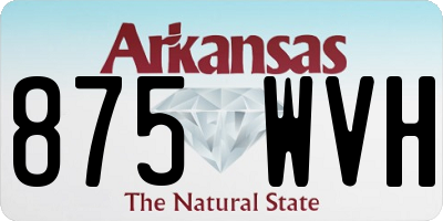AR license plate 875WVH