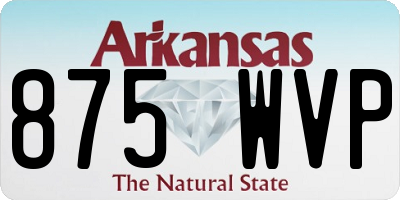 AR license plate 875WVP