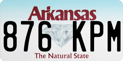 AR license plate 876KPM