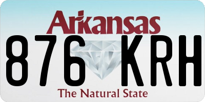 AR license plate 876KRH