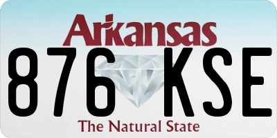 AR license plate 876KSE