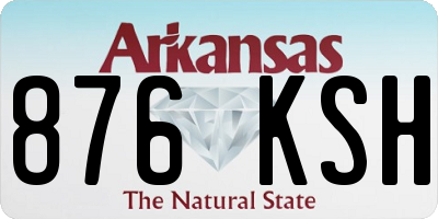 AR license plate 876KSH