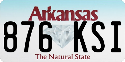 AR license plate 876KSI