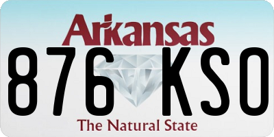 AR license plate 876KSO