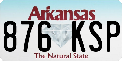 AR license plate 876KSP