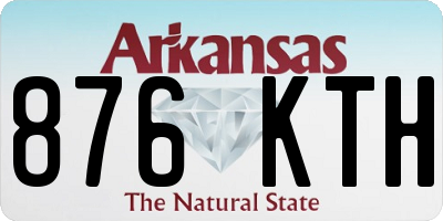 AR license plate 876KTH