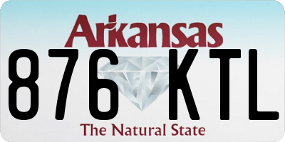 AR license plate 876KTL