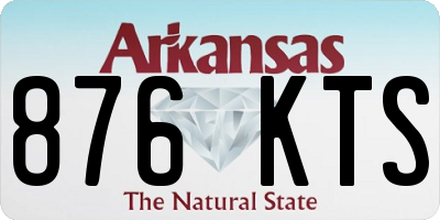 AR license plate 876KTS