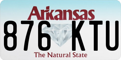 AR license plate 876KTU