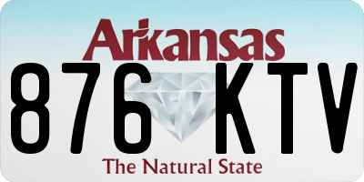 AR license plate 876KTV