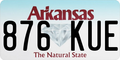 AR license plate 876KUE