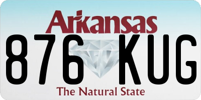 AR license plate 876KUG