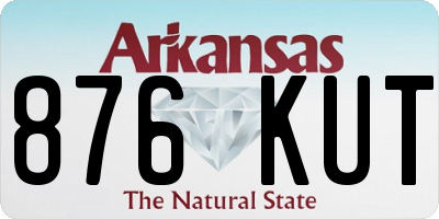 AR license plate 876KUT