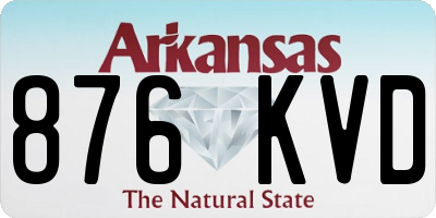 AR license plate 876KVD
