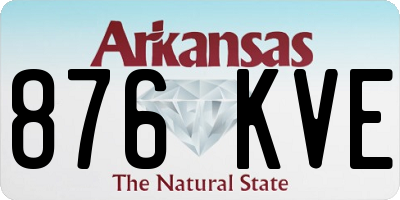 AR license plate 876KVE