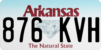AR license plate 876KVH
