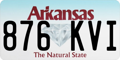AR license plate 876KVI