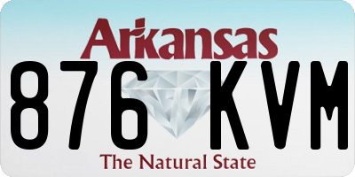 AR license plate 876KVM