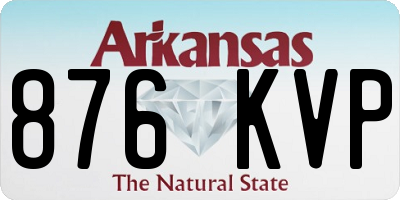 AR license plate 876KVP