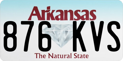 AR license plate 876KVS