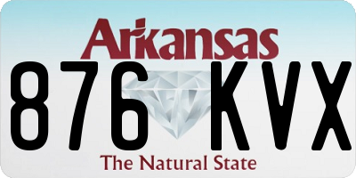 AR license plate 876KVX
