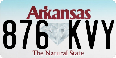 AR license plate 876KVY