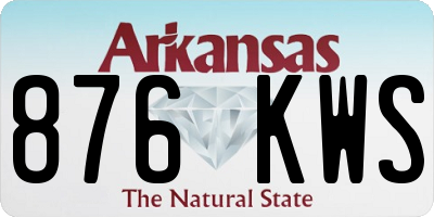 AR license plate 876KWS