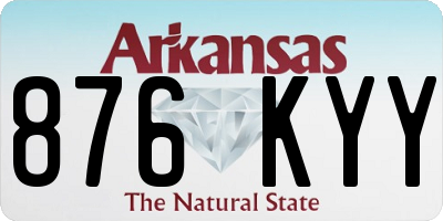AR license plate 876KYY