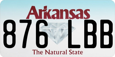 AR license plate 876LBB