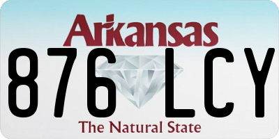 AR license plate 876LCY