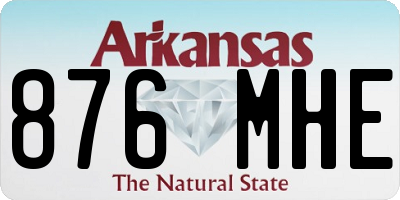AR license plate 876MHE