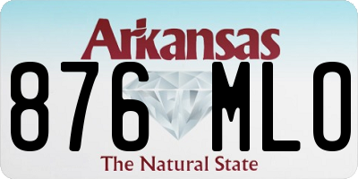 AR license plate 876MLO