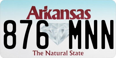 AR license plate 876MNN