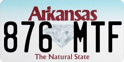 AR license plate 876MTF