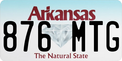 AR license plate 876MTG