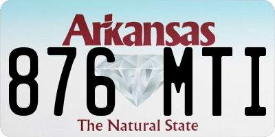 AR license plate 876MTI