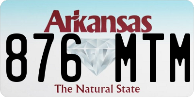 AR license plate 876MTM