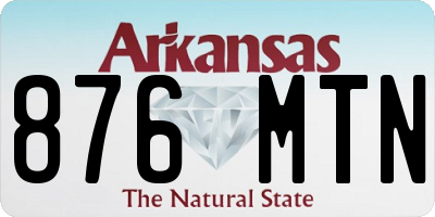 AR license plate 876MTN