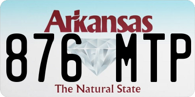 AR license plate 876MTP