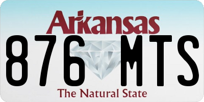 AR license plate 876MTS