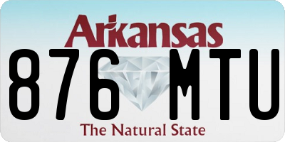 AR license plate 876MTU