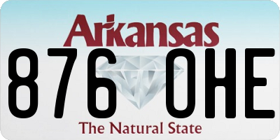 AR license plate 876OHE