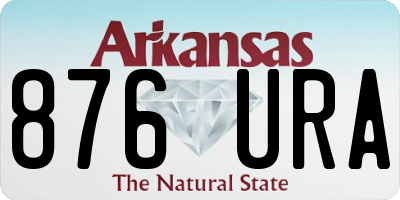 AR license plate 876URA