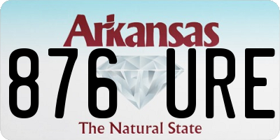 AR license plate 876URE