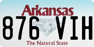 AR license plate 876VIH